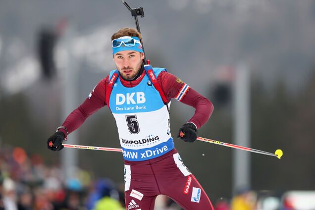 Кращий біатлоніст Росії бездарно втратив 'срібло' в естафеті Кубка світу з біатлону