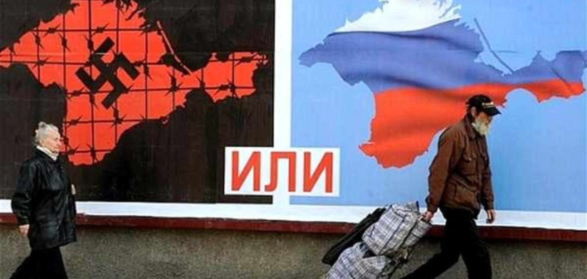 Общение россиян с украинцами начинается с вопроса 'Чей Крым?'