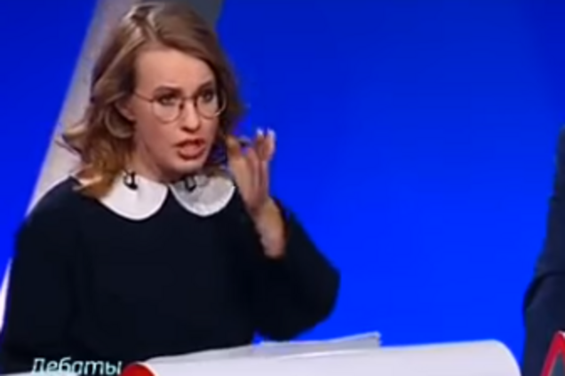 Собчак и Жириновский опять 'сцепились' на дебатах