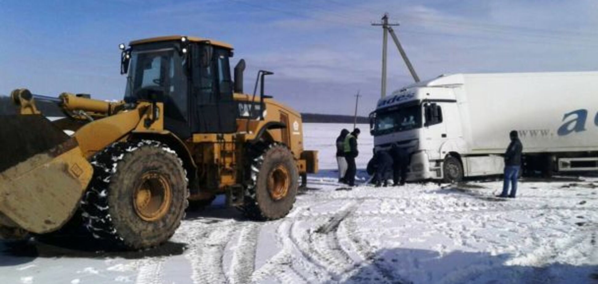 Украина попала в снежный плен