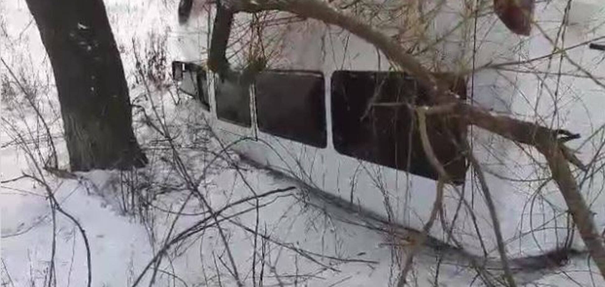 На трассе Киев – Одесса маршрутка перевернулась на крышу: видео с места ДТП 