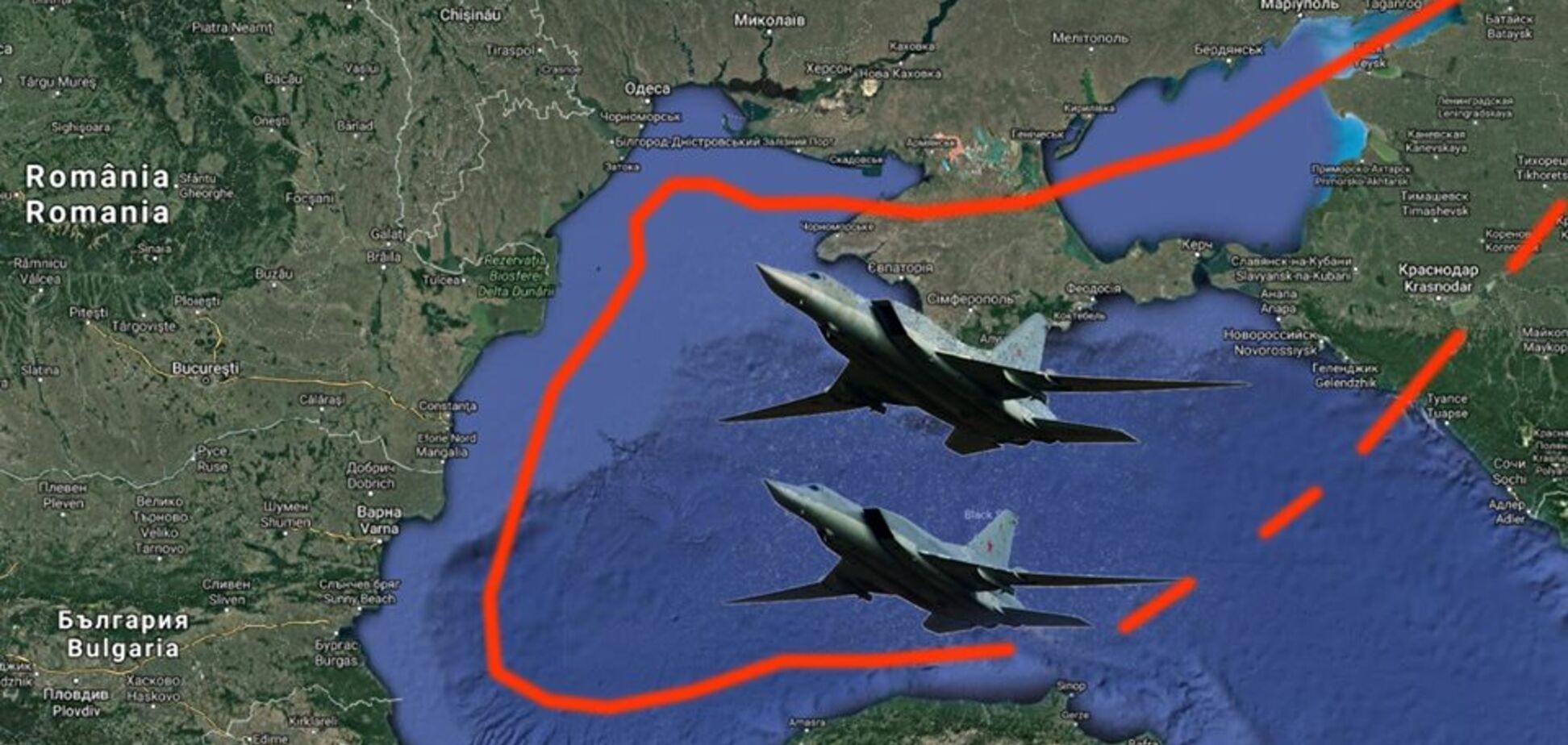 Росія відправила винищувачі і бомбардувальники до кордонів України