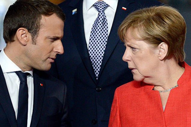 Эманнуэль Макрон и Ангела Меркель