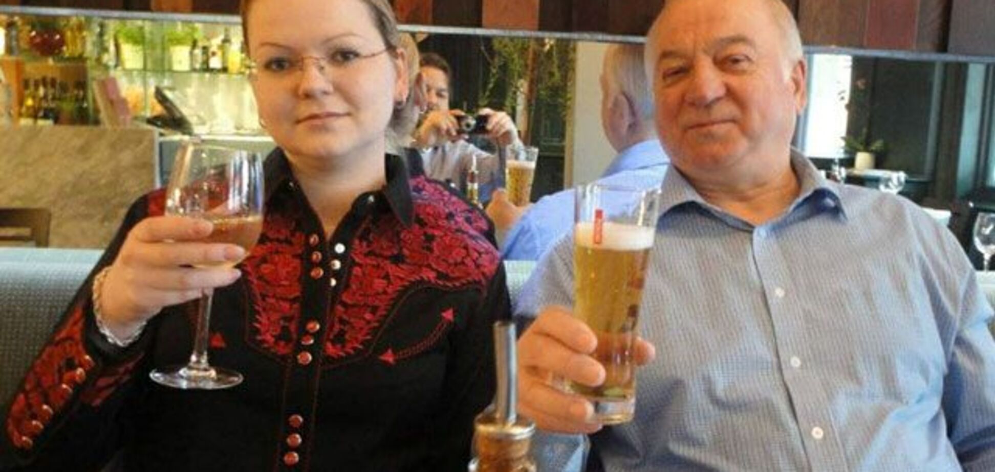 Сергій Скрипаль з дочкою