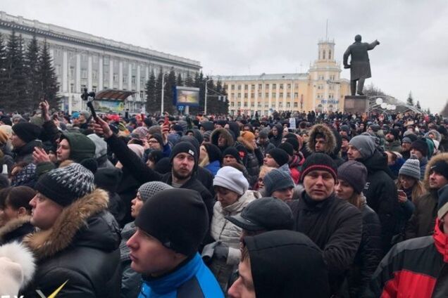 Протест в Кемерово