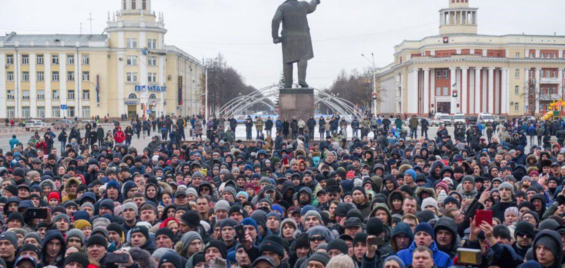 'От Бога': чиновников Кемерово показали в едкой карикатуре