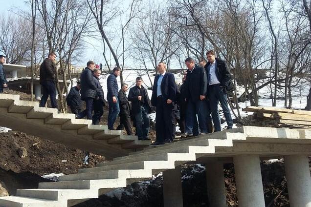 Летом откроют лестницу между Пейзажной аллеей и Подолом