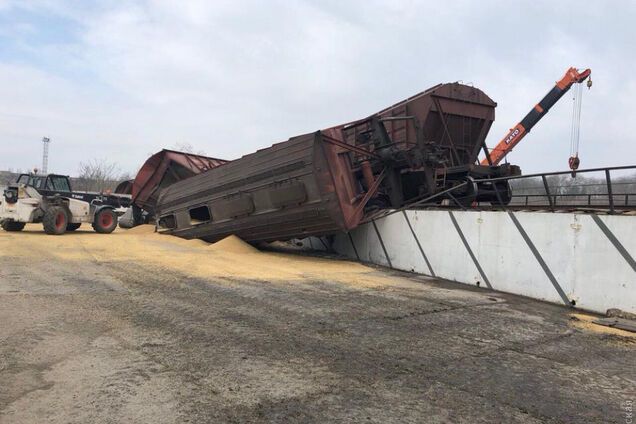 В Одесской области перевернулся поезд