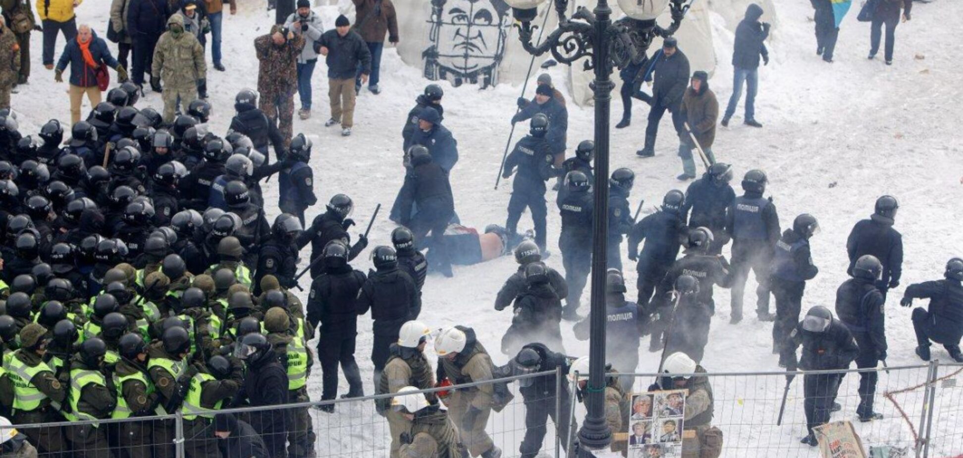 Снос палаток под Радой: появились данные о числе задержанных