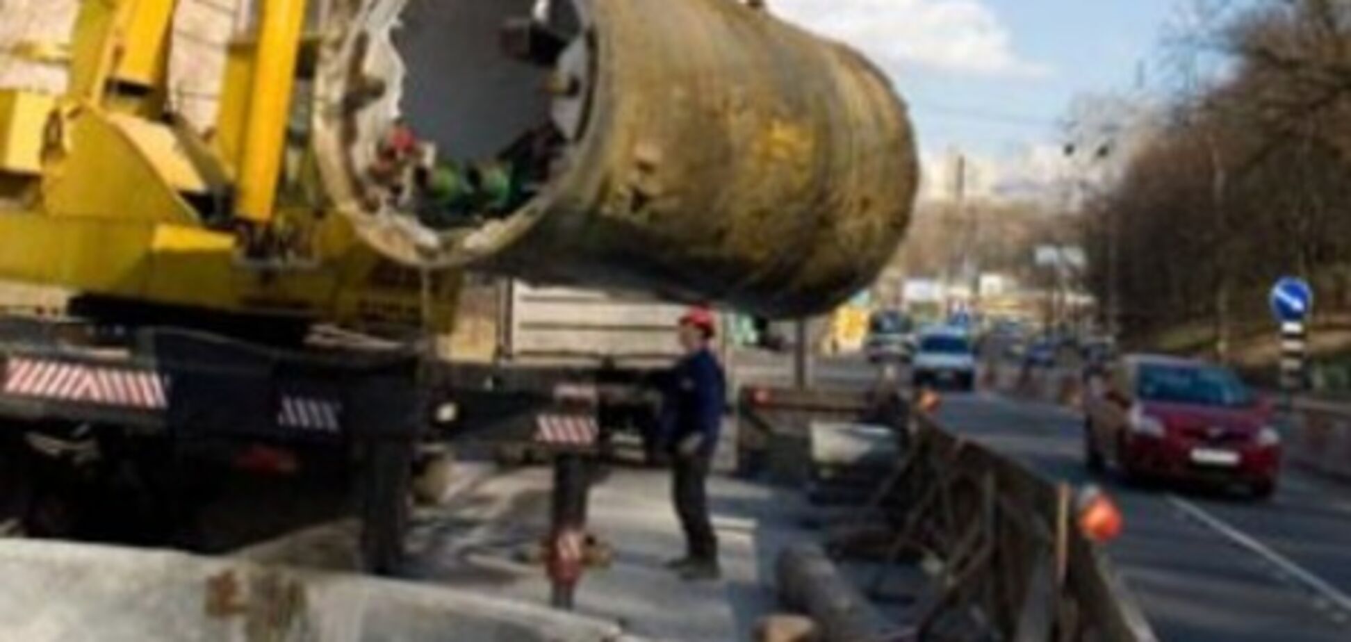 'Киевподземдорстрой' завершил капремонт аварийного канализационного коллектора