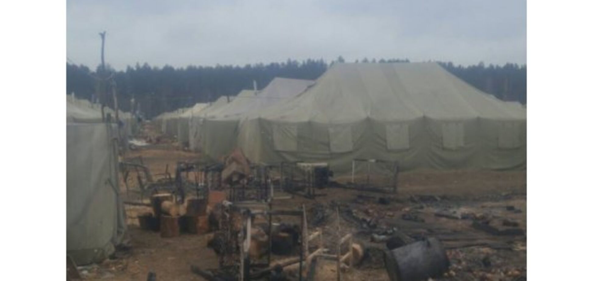 Згоріло вщент: на Чернігівщині сталася пожежа у військовій частині. З'явилися фото