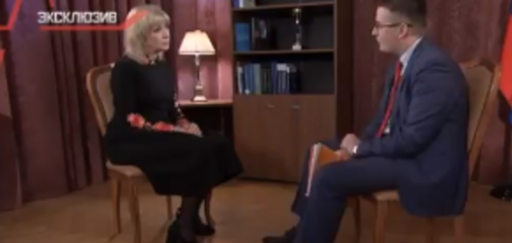 Захарова опозорилась на КремльТВ