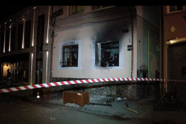 Подрыв офиса на Закарпатье