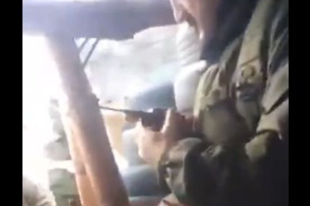 Видео обстрела