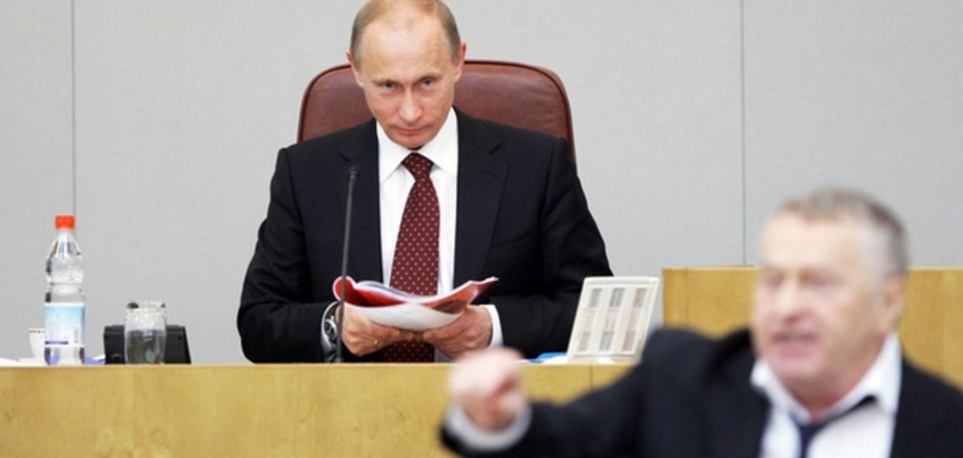 Путина заподозрили в подражании Жириновскому