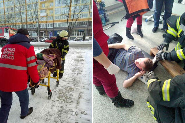 Под Киевом посетитель тренажерного зала проткнул голову крюком: фотофакт