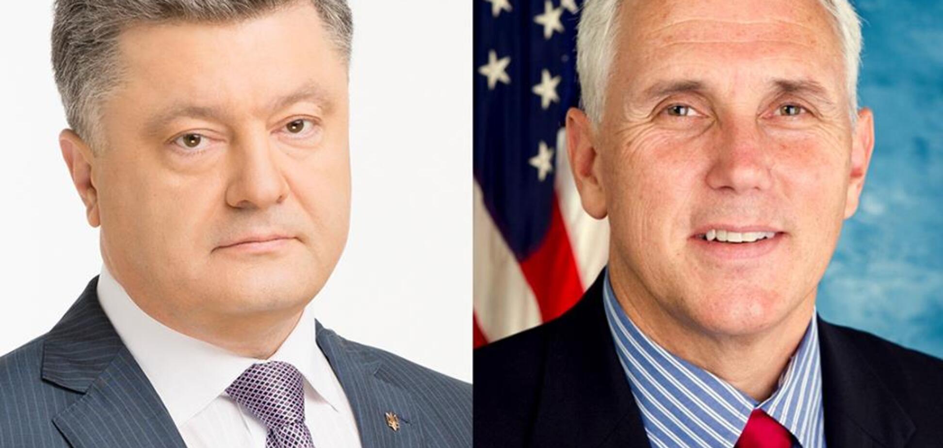 Зрив перемир'я на Донбасі: Порошенко провів переговори з Пенсом
