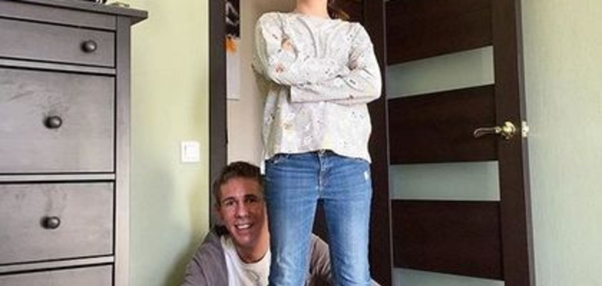 Алексей Панин с дочкой