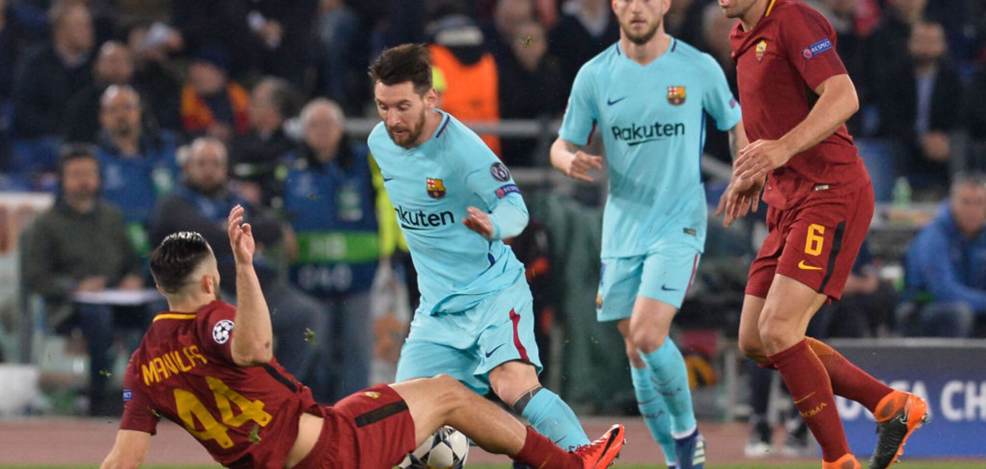 Рома – Барселона: видео голов в сумасшедшем четвертьфинале Лиги чемпионов