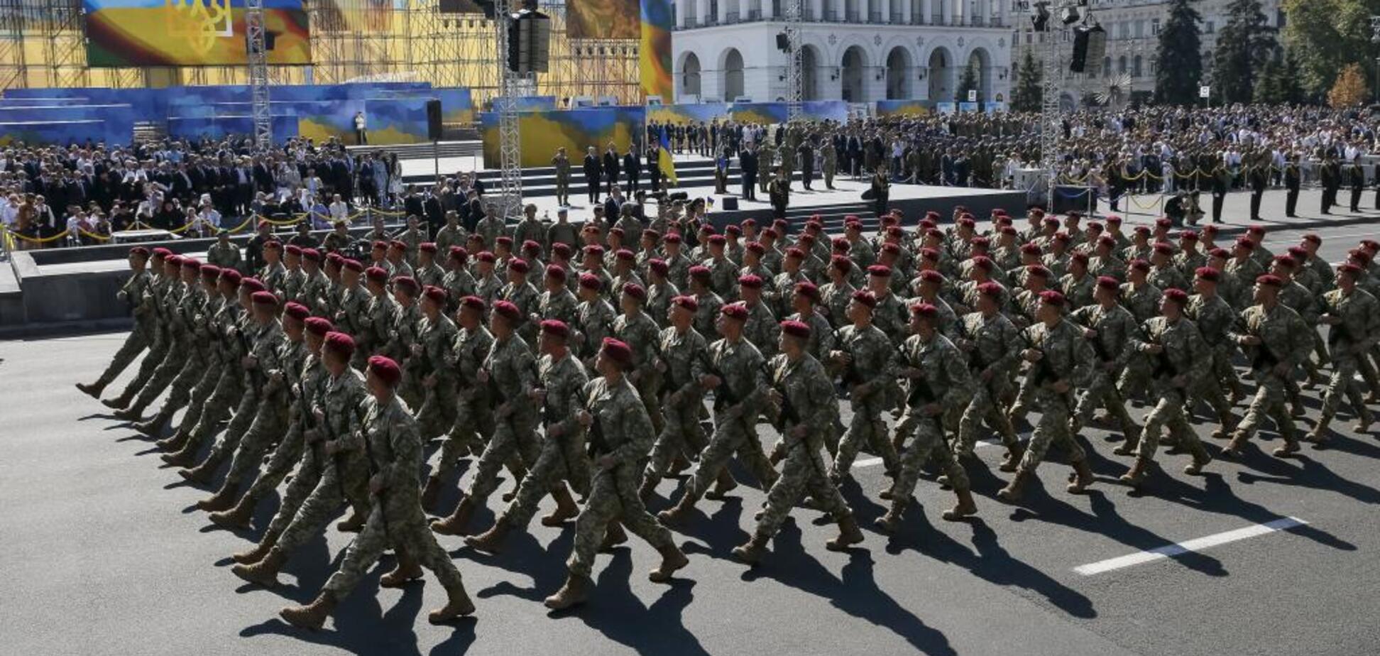 В Украине пройдет военный парад на День независимости