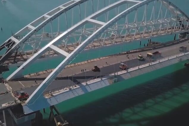 'Выполнено на 75%': оккупанты похвастались успехами Керченского моста