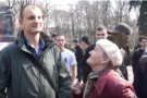 "Крым ― Россия, а вы напали на Донбасс!" В Киеве засекли фанатку Путина