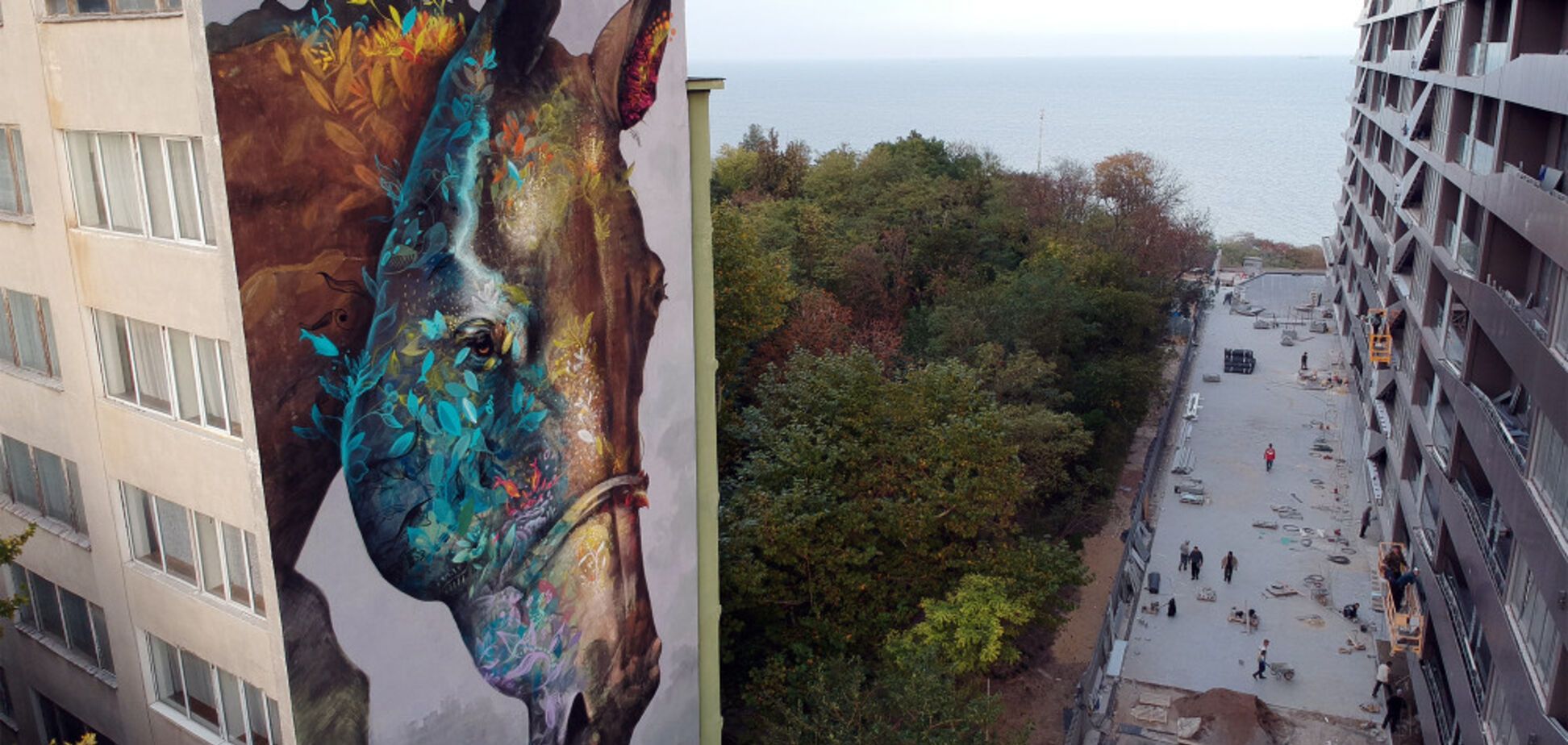 Мурал в Одессе