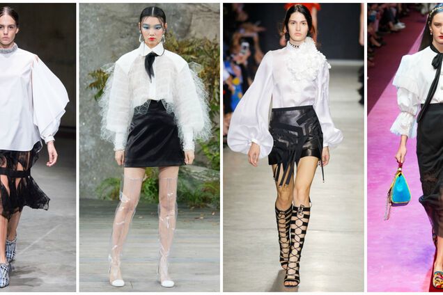 Белая блузка - must have не только для школьниц