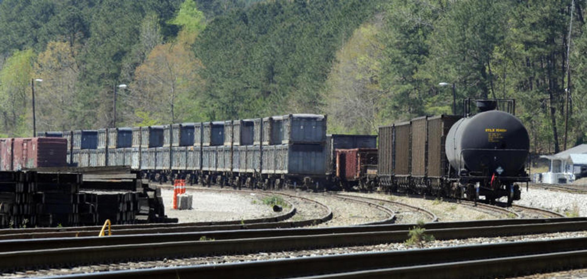 поезд с отходами