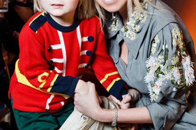 Яна Рудковська і син Саша