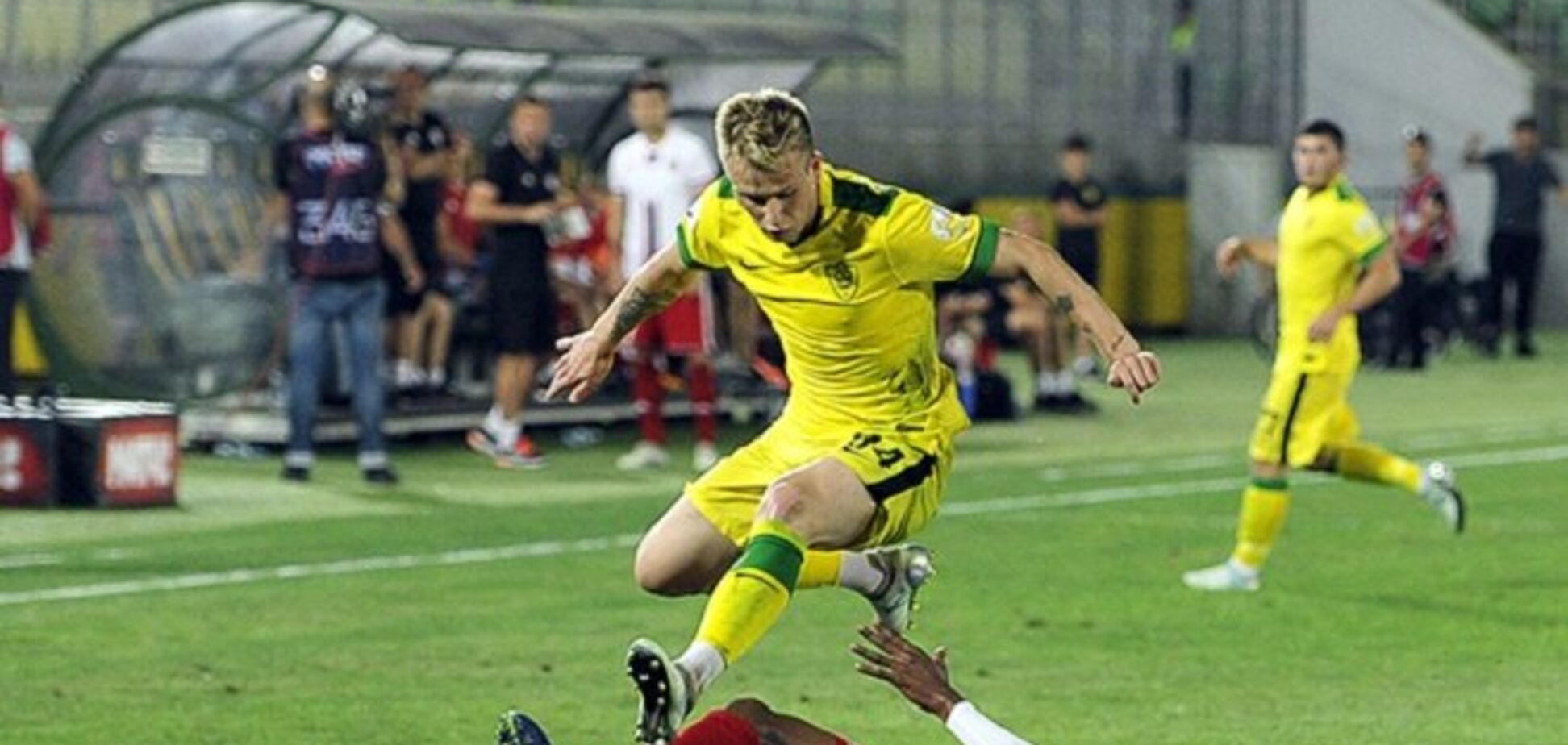 Футболист 'Шахтера' поставил на уши россиян спасительным голом на последней секунде матча: видеофакт