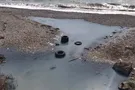 нечистоты, пляж в Коктебеле