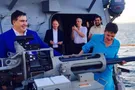 Михеил Саакашвили и Надежда Савченко