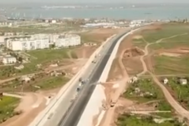 В сети появилось видео подъездов к Крымскому мосту