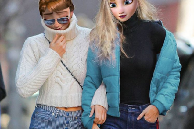 Кардашьян біля труни Білосніжки: художник круто об'єднав зірок Голлівуду і Disney