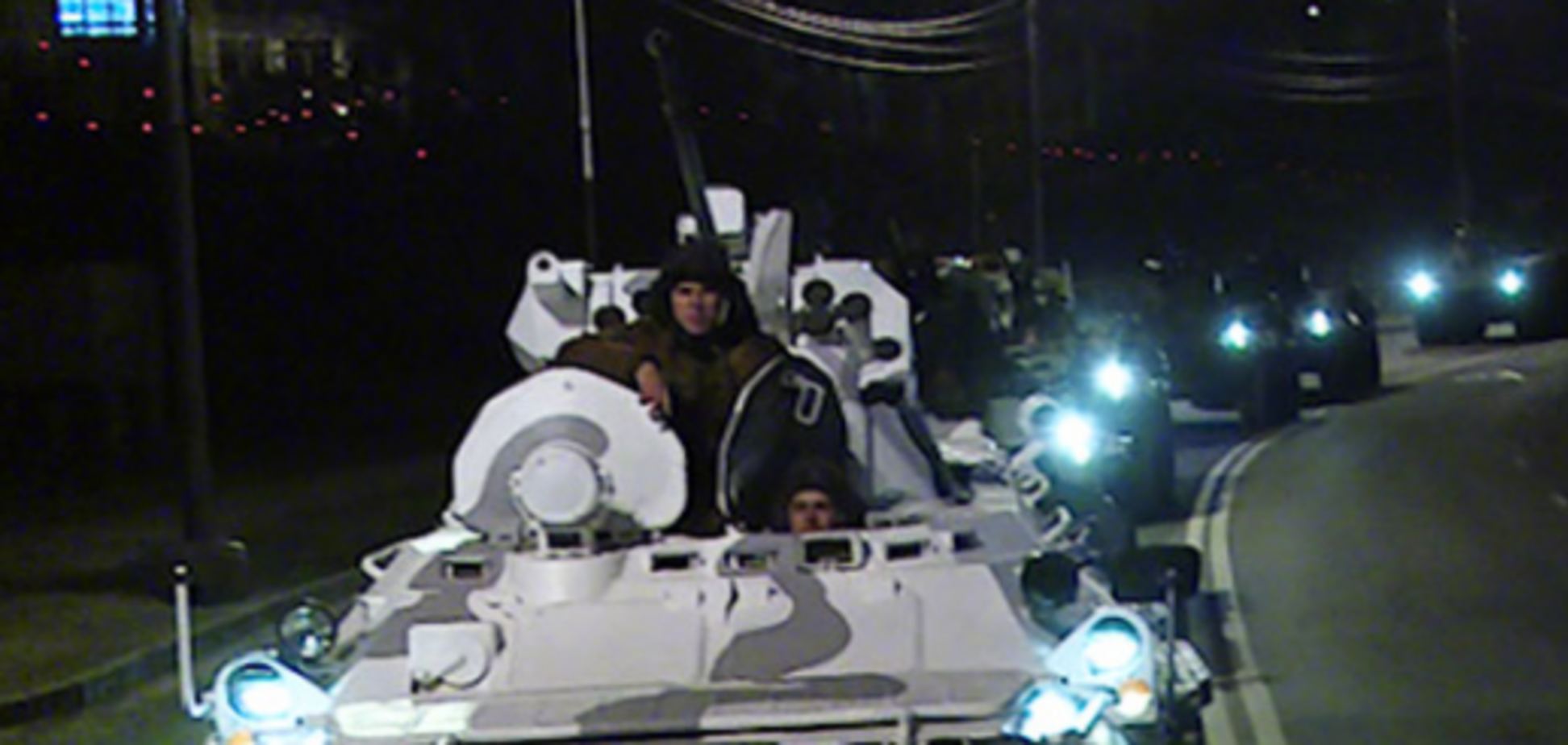 В Москву согнали военную технику