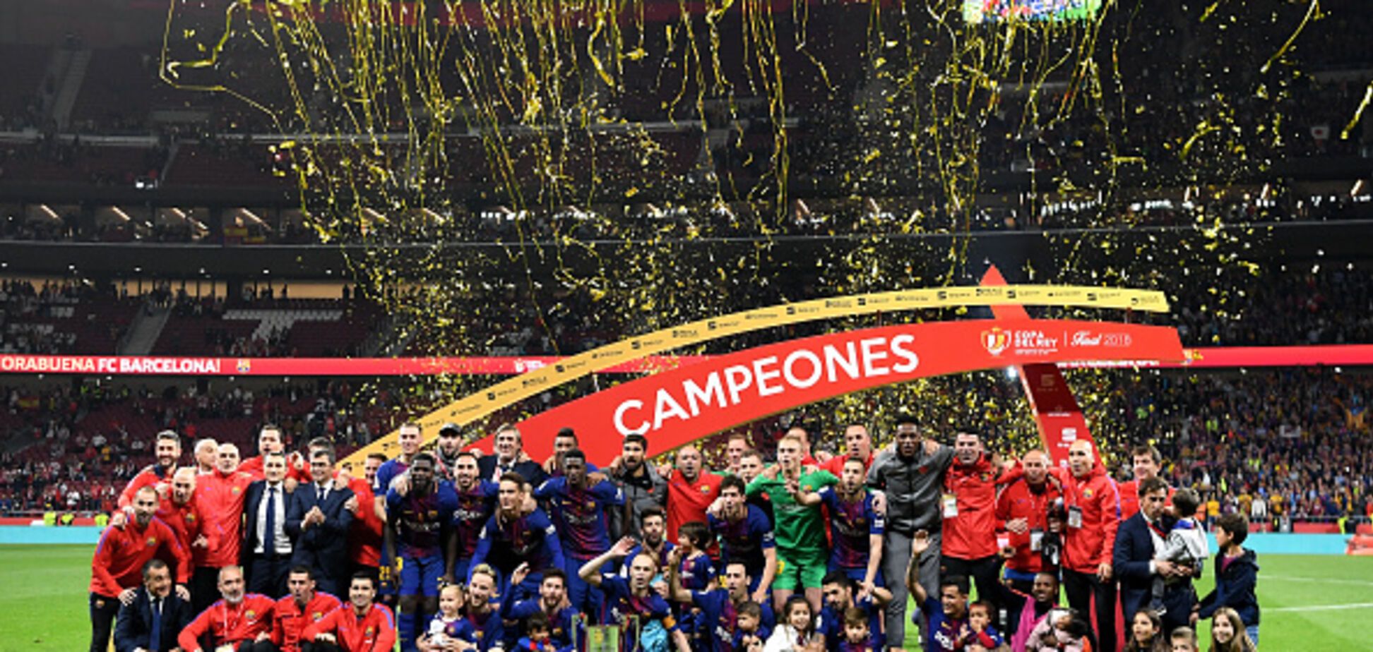 'Барселона' с историческим рекордом выиграла Кубок Испании