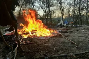 Розгром табору ромів в Києві