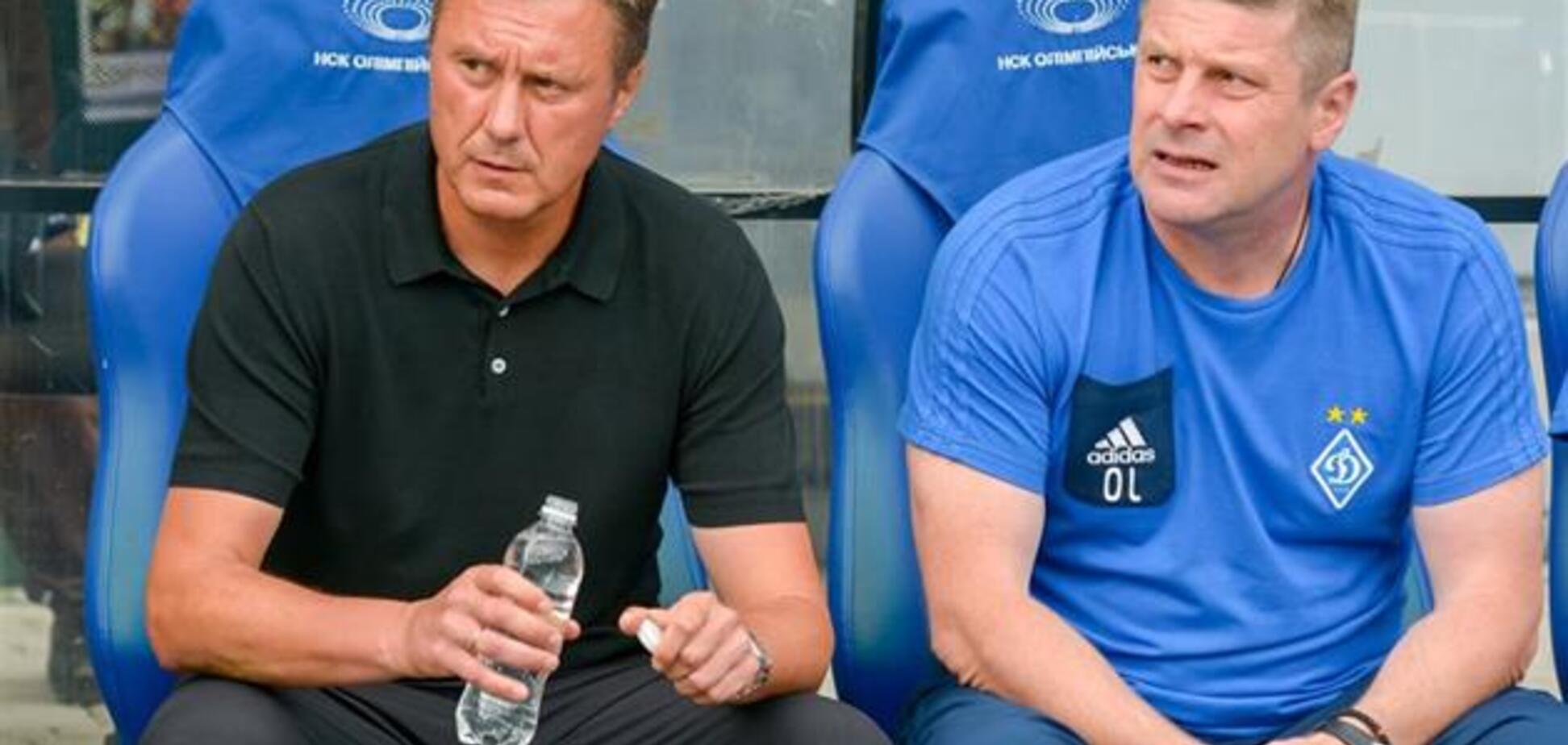 Тренер 'Динамо' прокомментировал свой 'трансфер' в Англию