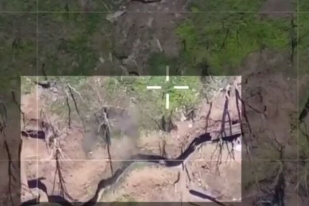 'Розбігаються як щури': опубліковано відео атаки українського безпілотника по терористах