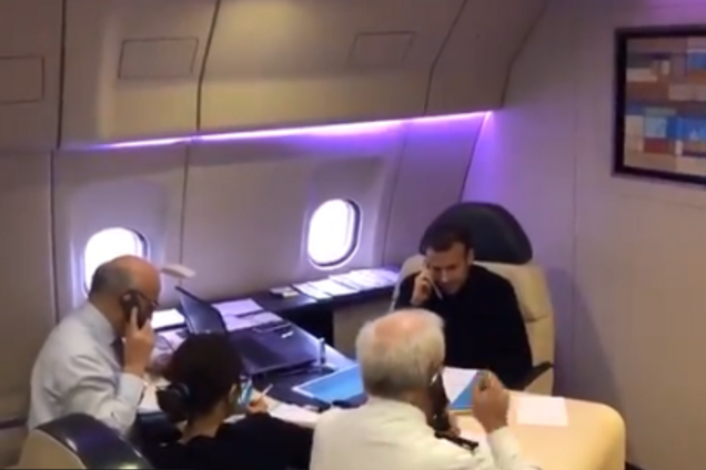 Макрон слил в сеть видео со звонком Путину