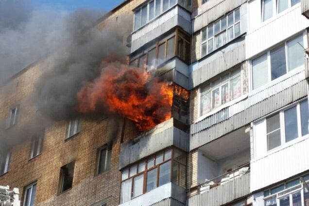 Пожежа в багатоповерхівці
