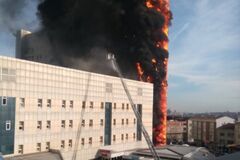 Пожар в Стамбуле
