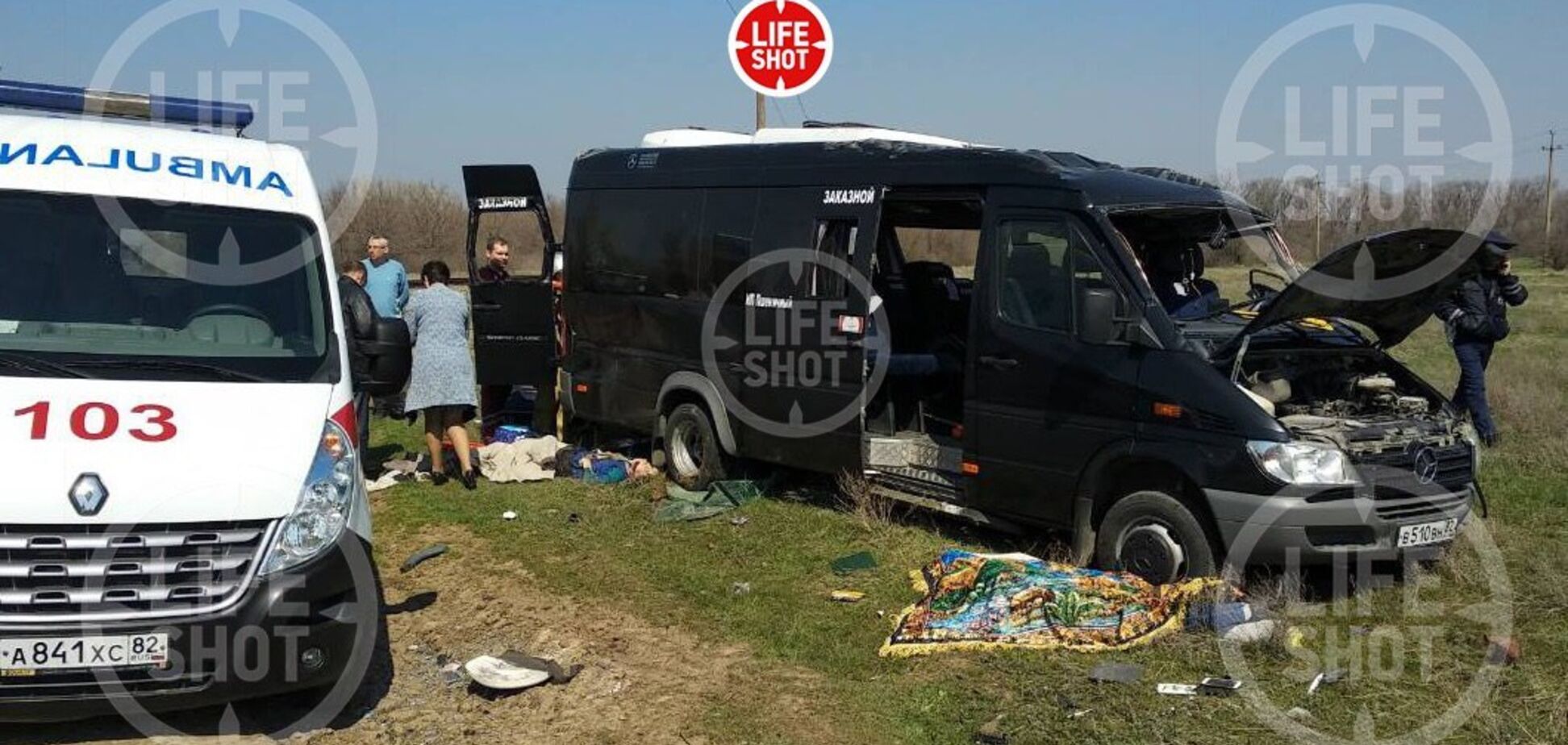 З'явилося перше відео страшного ДТП у Криму