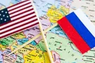 США, Россия, флаги