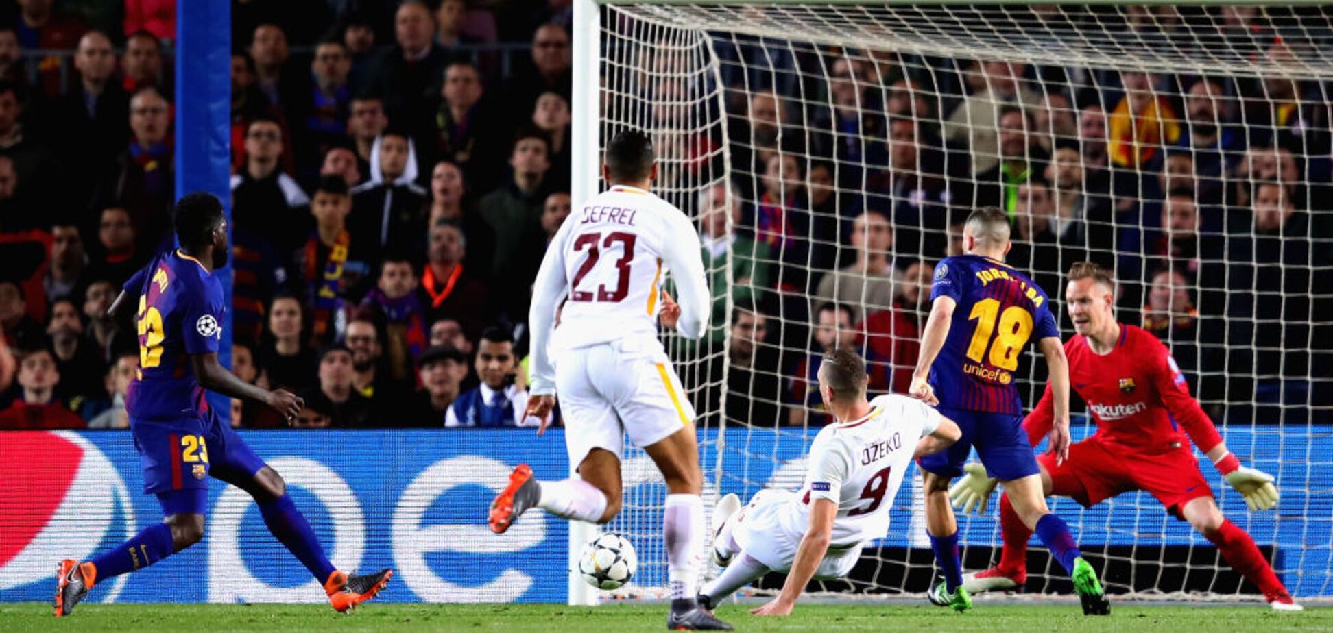 Где смотреть Рома – Барселона: расписание трансляций четвертьфинала Лиги чемпионов