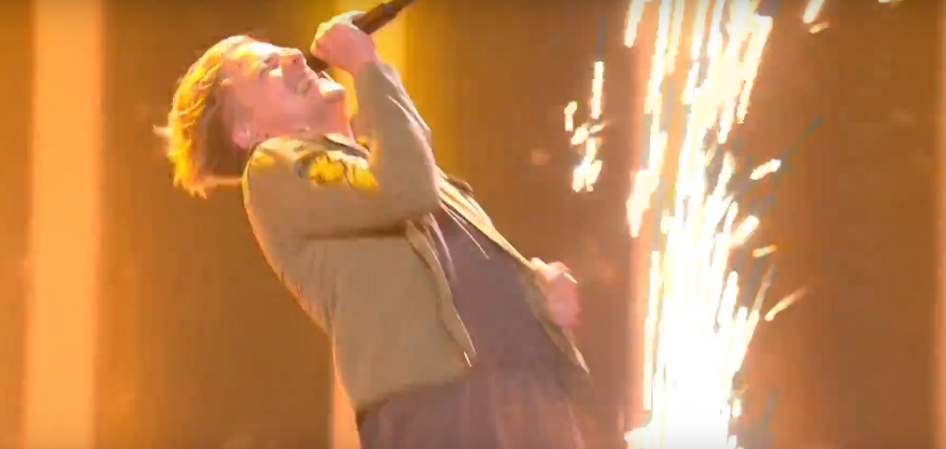 'Евровидение-2018': 'венгерские O.Torvald' разорвали зал огненным выступлением
