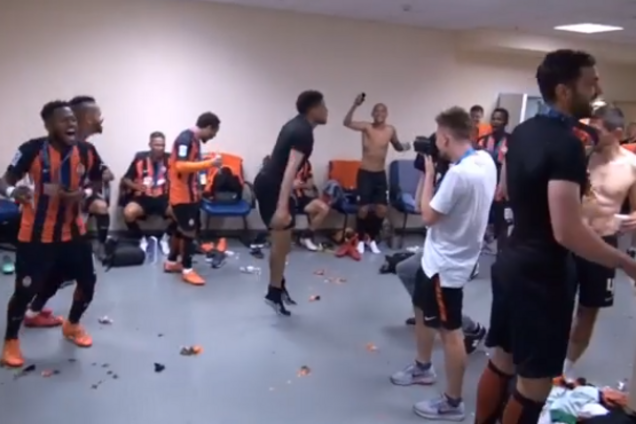 'Шахтар' показав, що творилося в роздягальні після перемоги в Кубку України