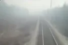 "Господь, жги!" В России показали жуткое видео с несущимся сквозь пожары поездом
