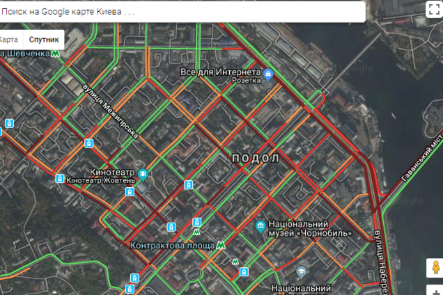 Быстрее на метро: Киев парализовали многокилометровые пробки. Карта